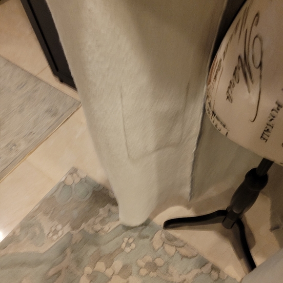 Olivia Sky Sweater Coat in Womens Size Large Sky Blue and Cream Inside - Picture 6 of 10